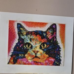 Colorful Cat Diamond Art